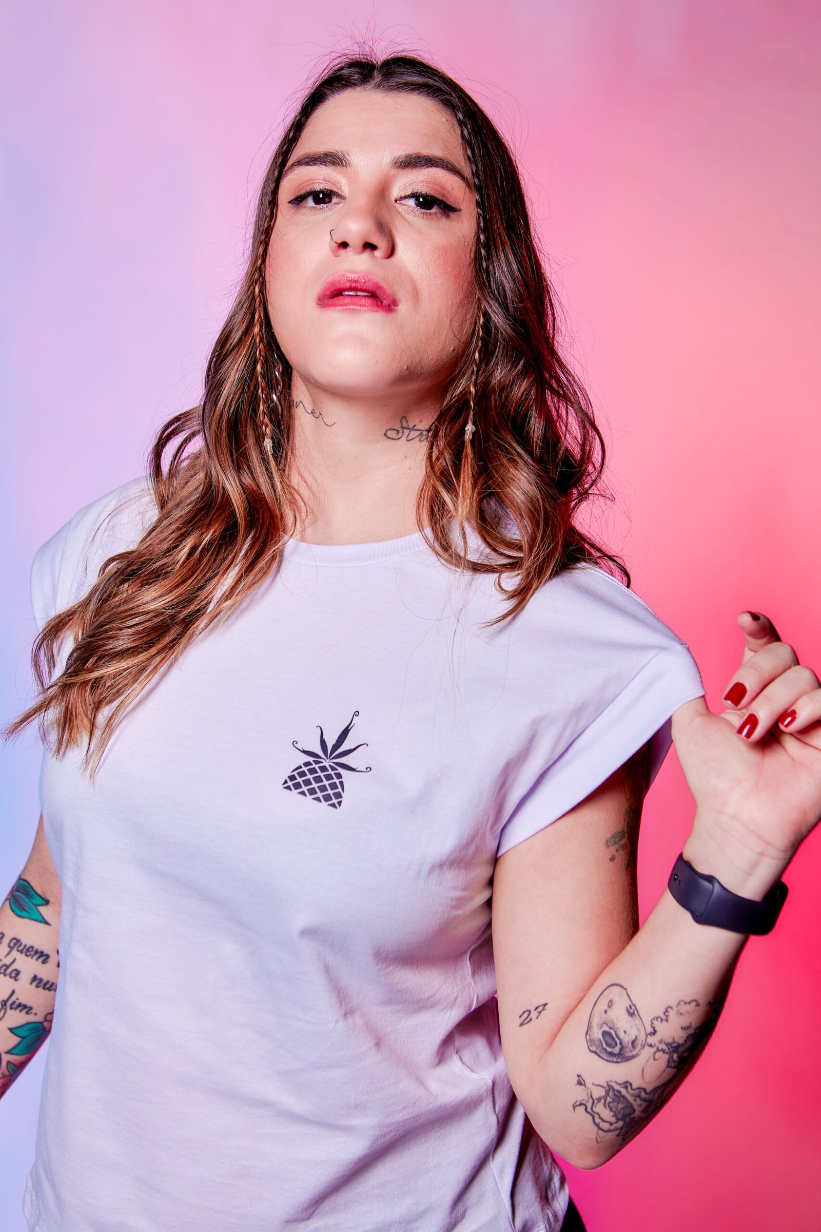 Blusa Dobra Manga Whitepin