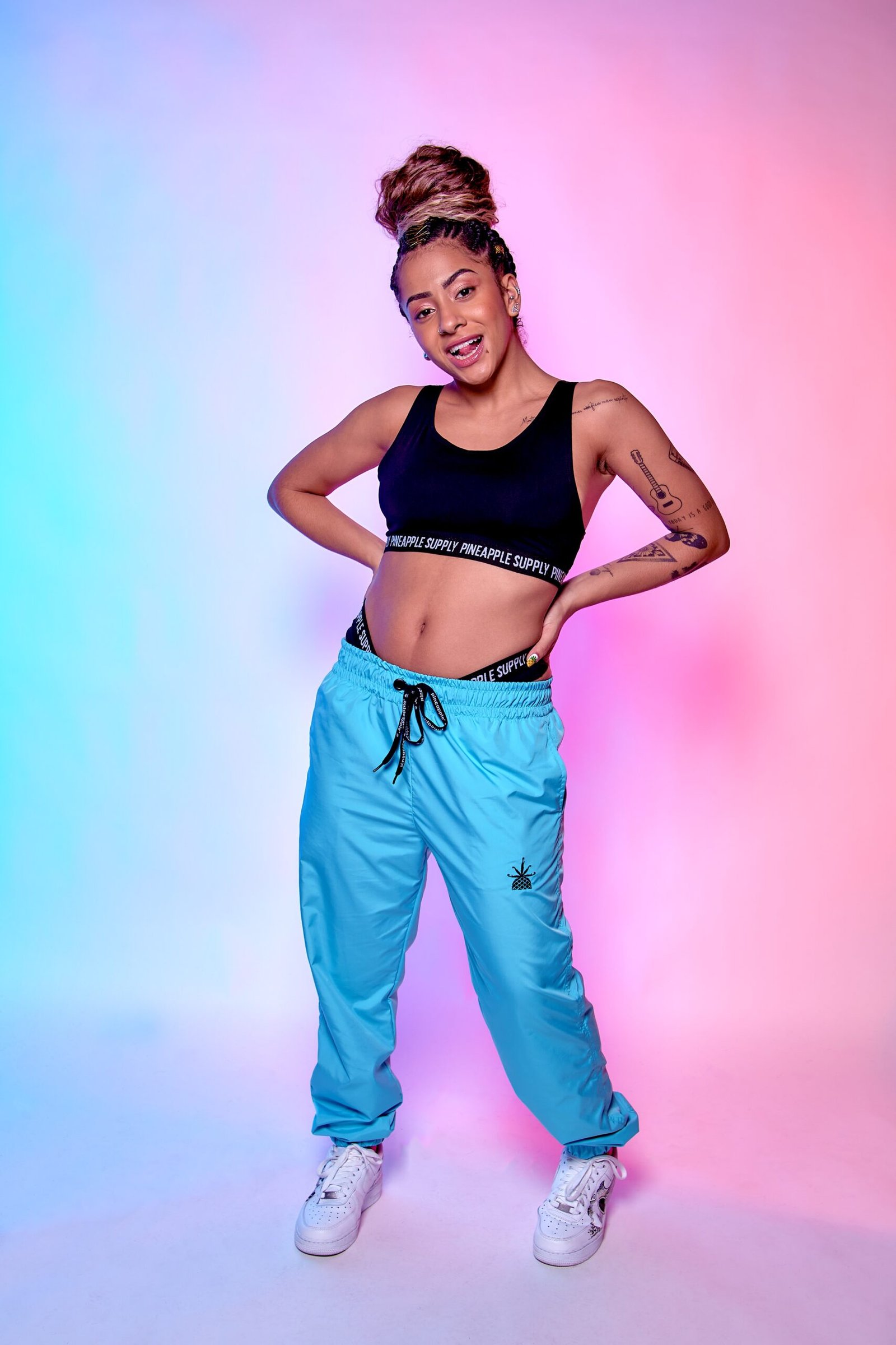 Calça Basic Pineapple Colors Azul