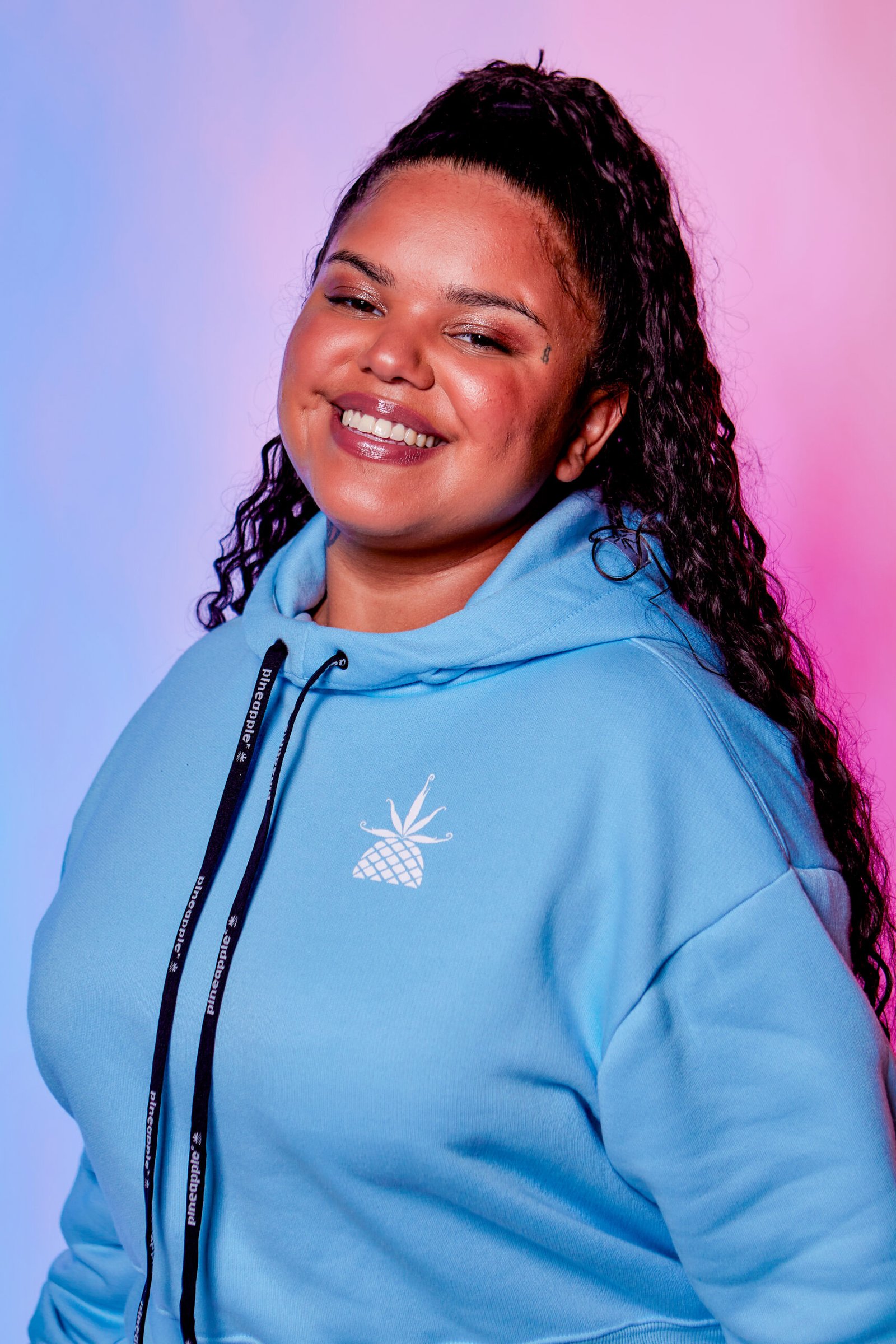 Casaco Moletom Pineapple Azul